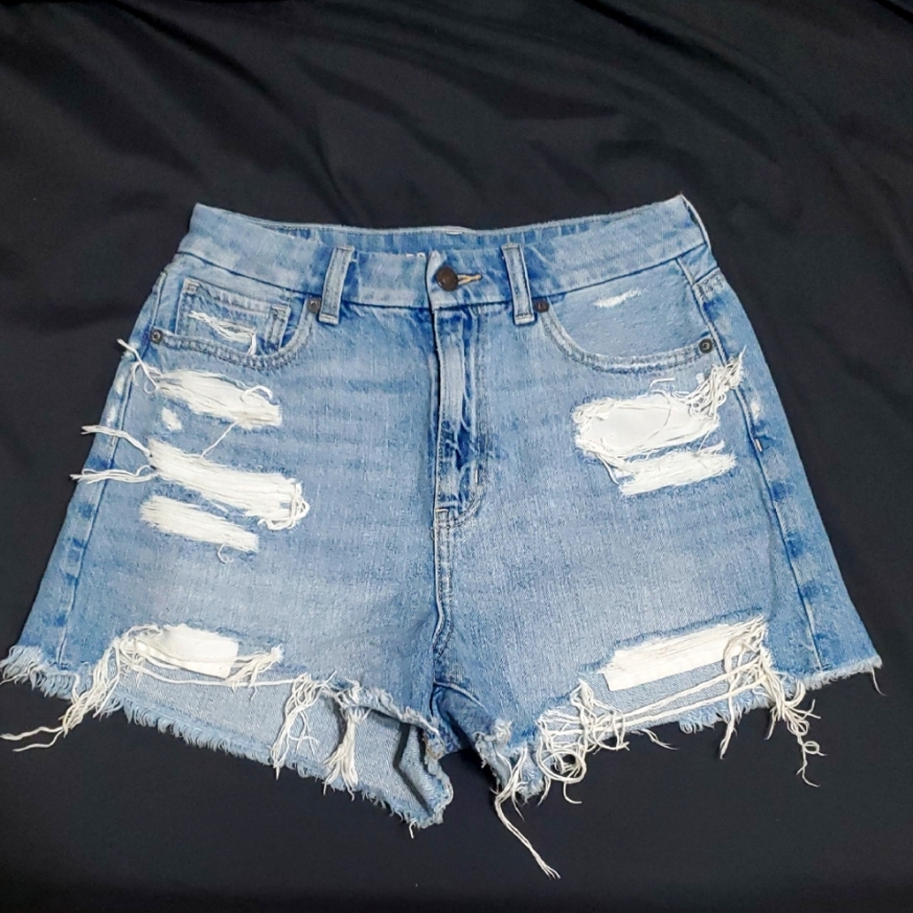 Distressed Denim Women's Shorts